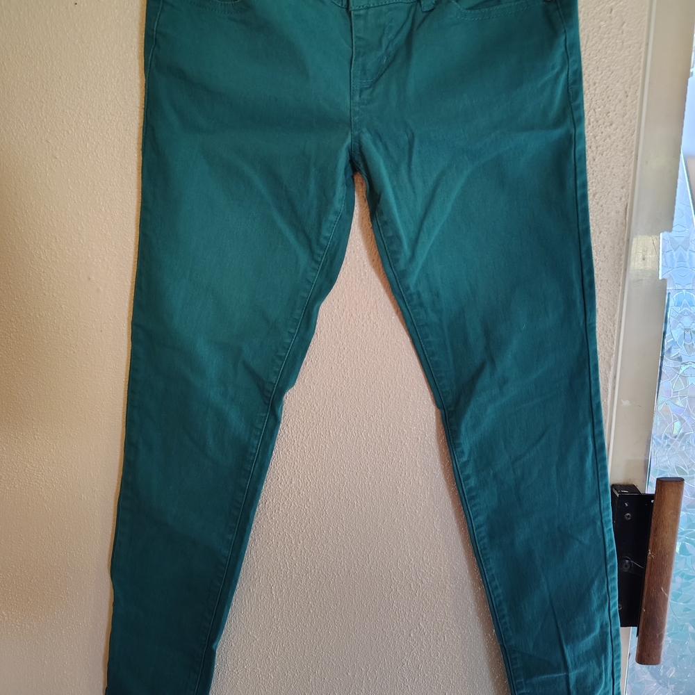 Size 3 Celebrity Pink Women's Skinny Pants - Teal